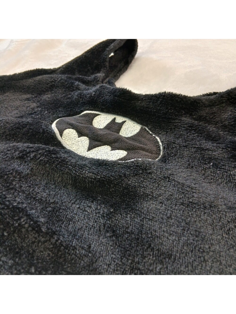 Batman X ROMWE Letter Embroidery Flannel Tank Top Size Medium